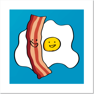 Best friends forever Bacon and Egg Posters and Art